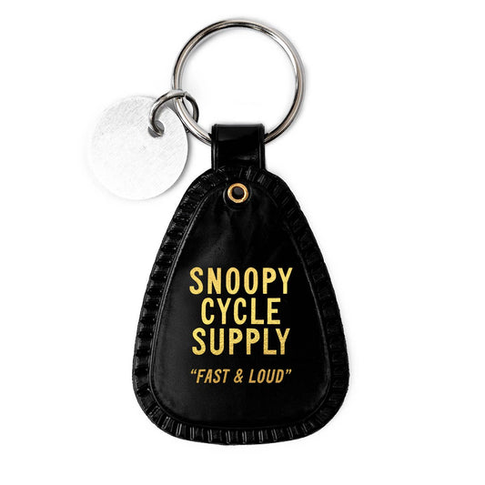 3P4 x Peanuts® - Snoopy Motorcycle Saddle Keychain