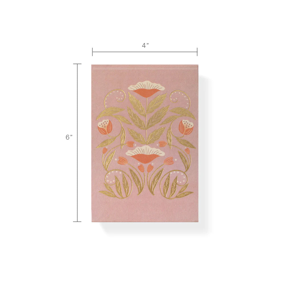 JT FLORAL FRAME NOTEPAD