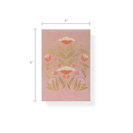 JT FLORAL FRAME NOTEPAD