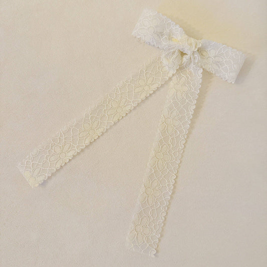 Lace Belle Bow Hair Clip