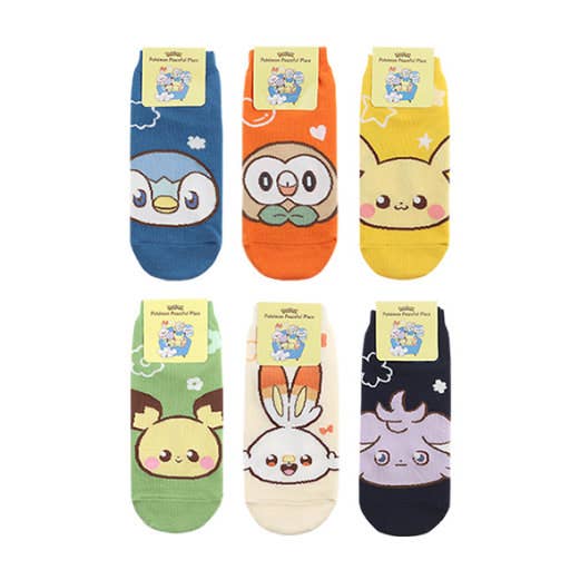 Pokemon Peaceful Place Character Socks