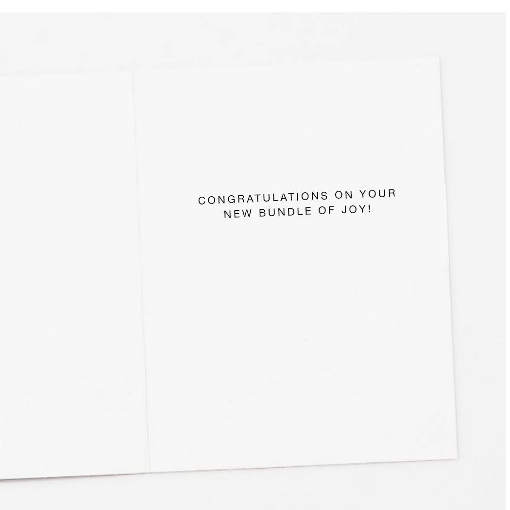 Welcome Rabbit New Baby Card