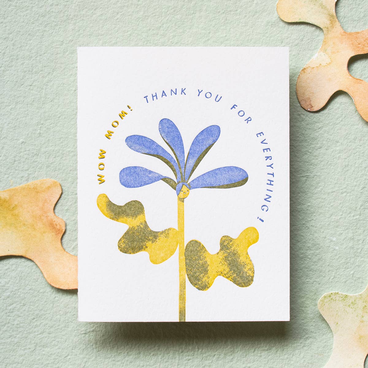 Wow Mom | Mother's Day | Letterpress Card