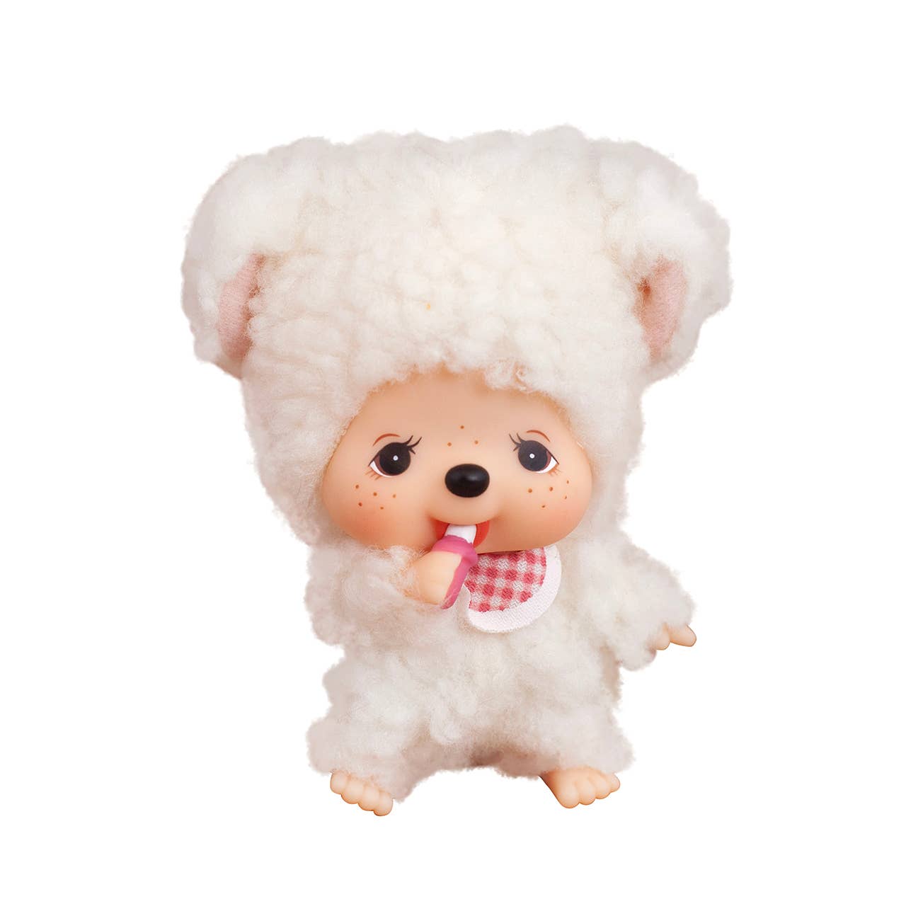 Monchhichi Friends Sheep Plushie Keychain