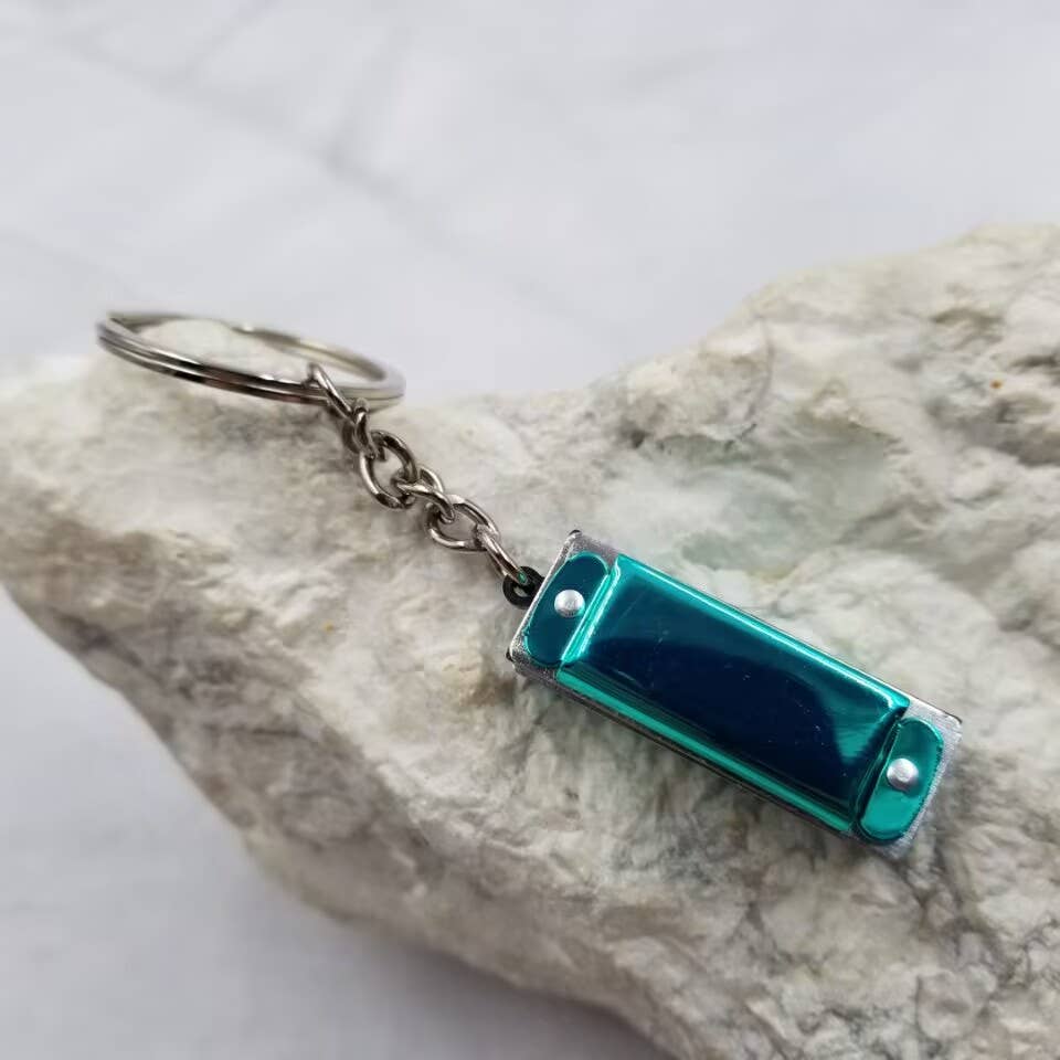 Mini Harmonica Keychain