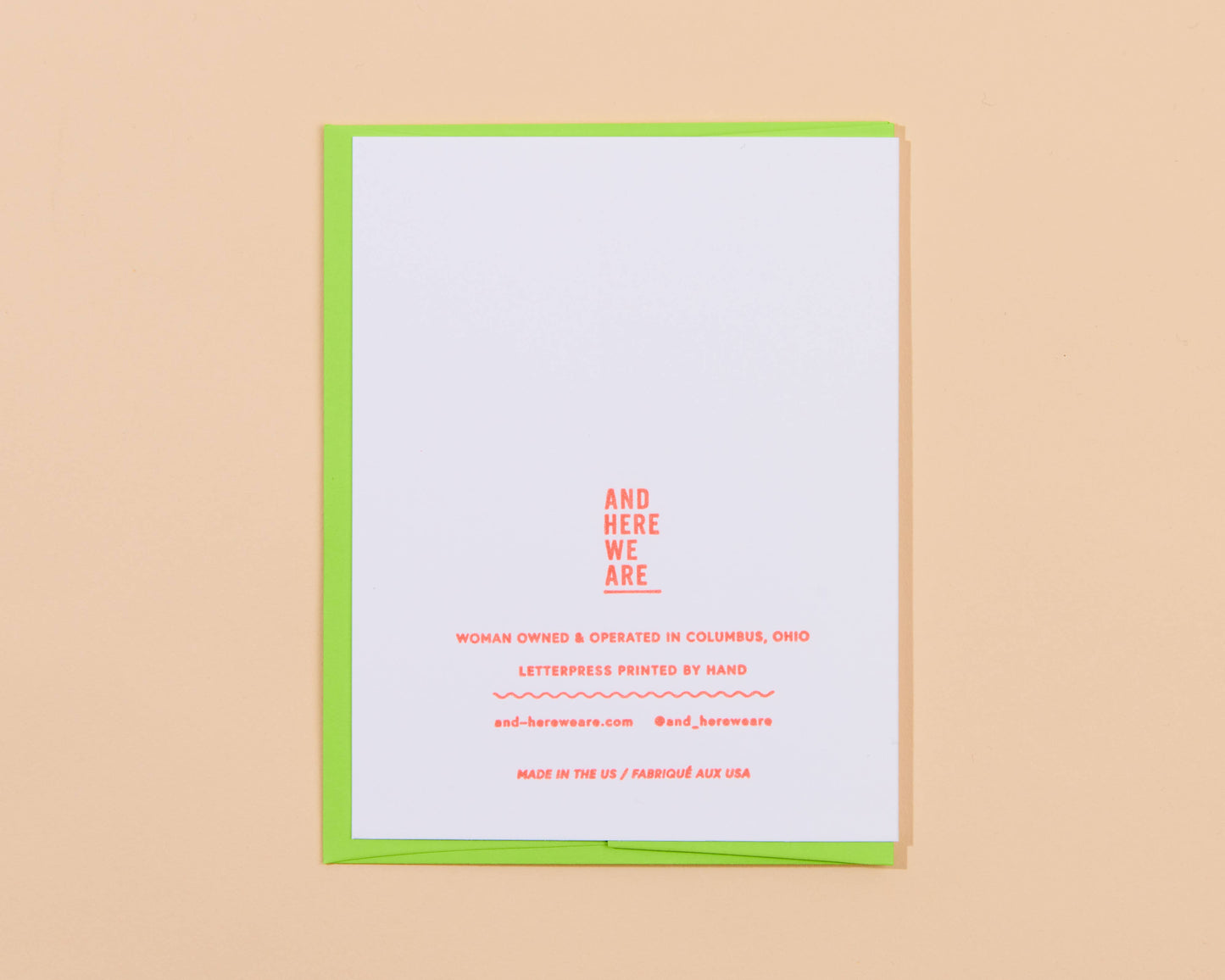 Merry Christmas, I Guess???? Letterpress Greeting Card- Made in USA