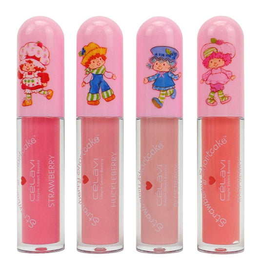 CELAVI STRAWBERRY SHORTCAKE VDAY 4PC LIP GLOSS SE, SS 45956