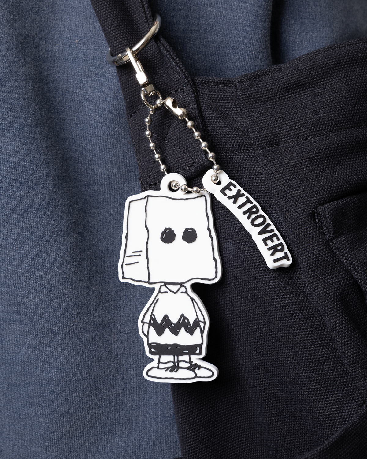 Charlie Extrovert PVC Keyclip