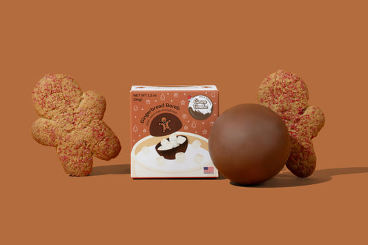 Gingerbread Cocoa Bombs