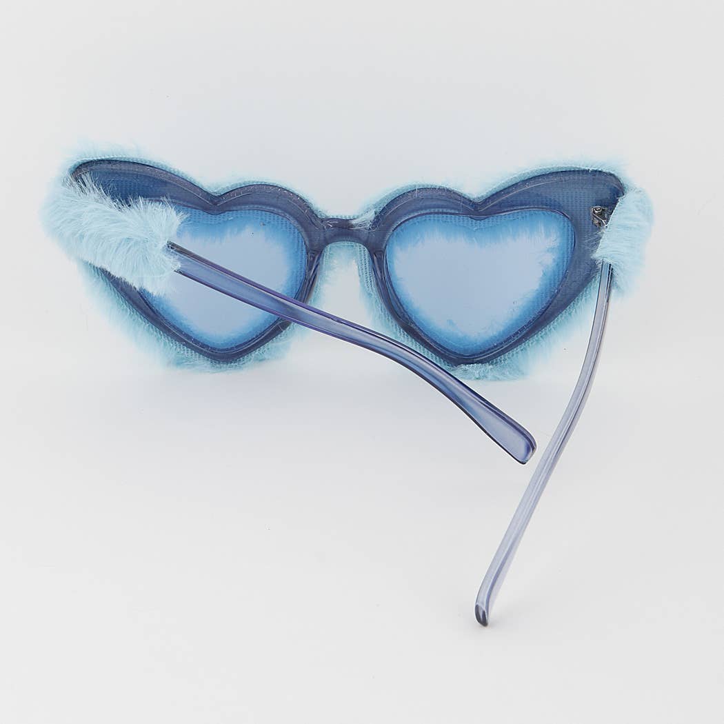 Fur Heart Sunglasses