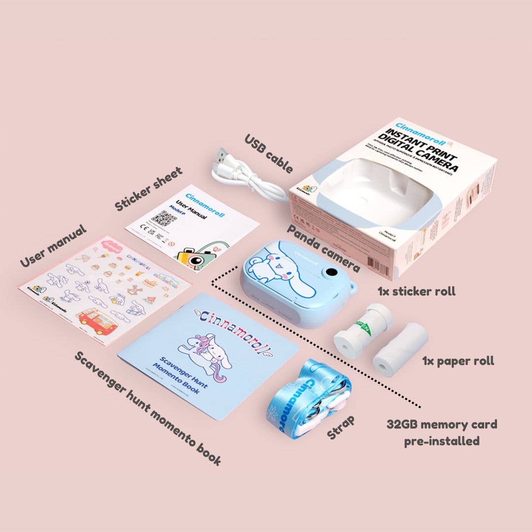 Cinnamoroll Print & Digital Camera - Model P