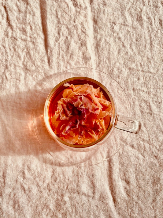 The Qi Indiv Shangri La Rose Individually Wrapped Flower Teas