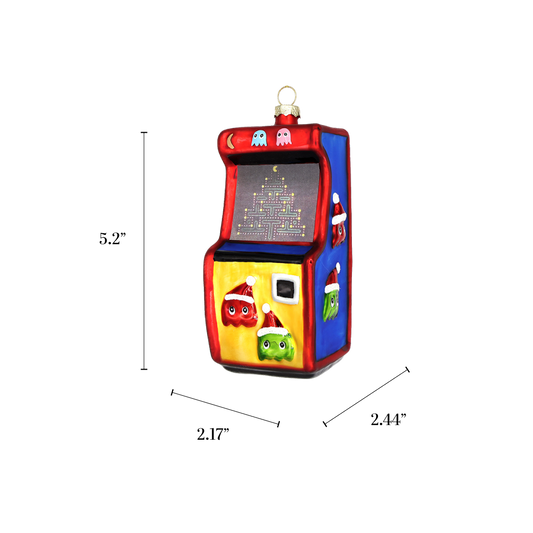 Video Game, Retro Glass Gamer Stocking Stuffer Ornament Gift