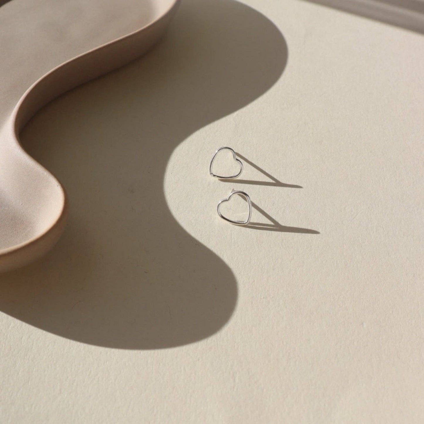 Open Heart Studs I Valentine's Day Jewelry