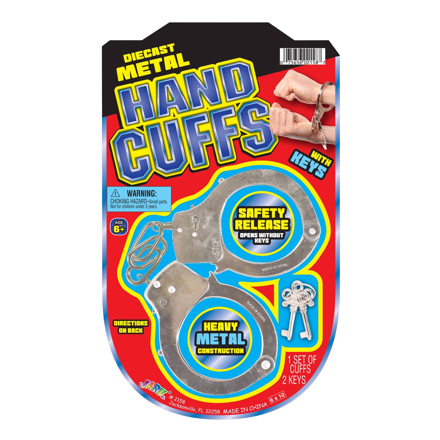 Diecast Metal Hand Cuffs