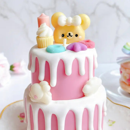 Two-Tier Bear Candle