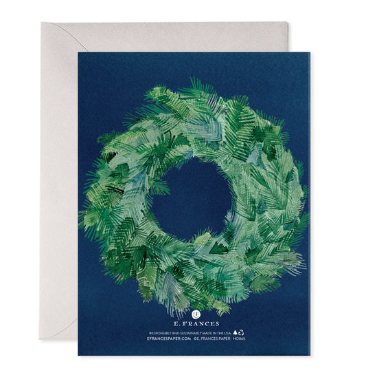 Season's Greens | Wreath Christmas Cards