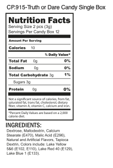 Truth or Dare Candy Game