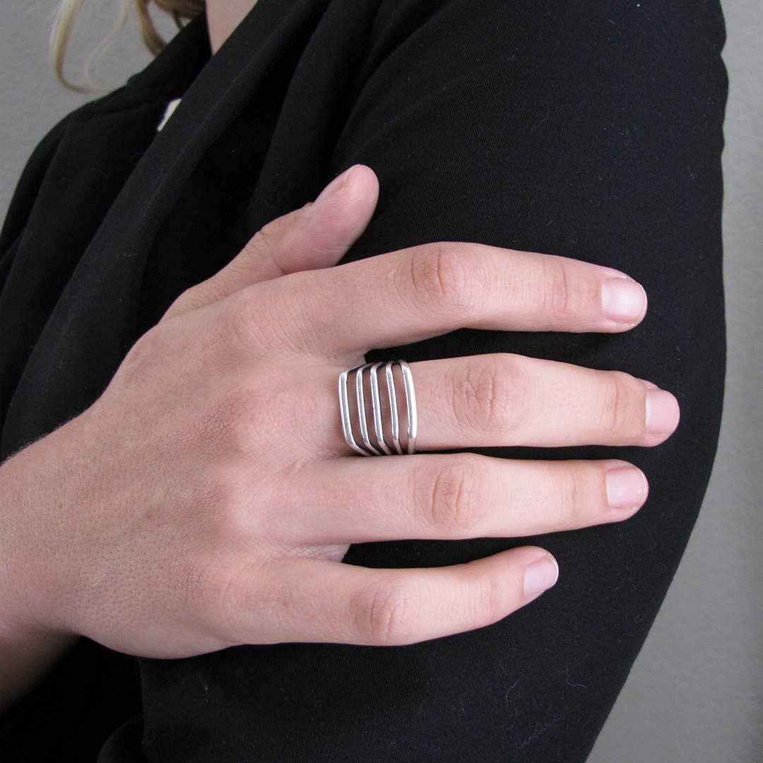Silver Line Ring