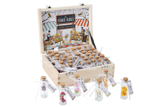 The Flower Market Sentiment Flower Bottles Display