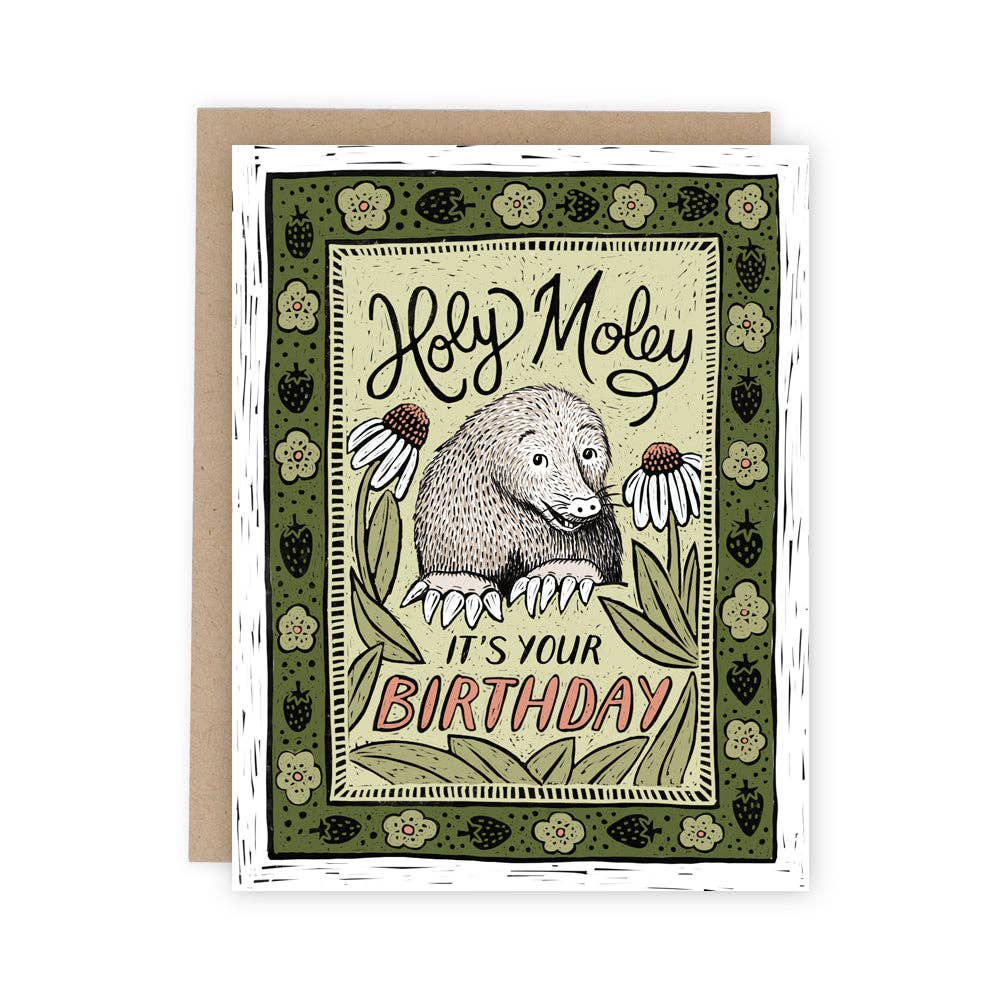 Holy Moley Birthday Card