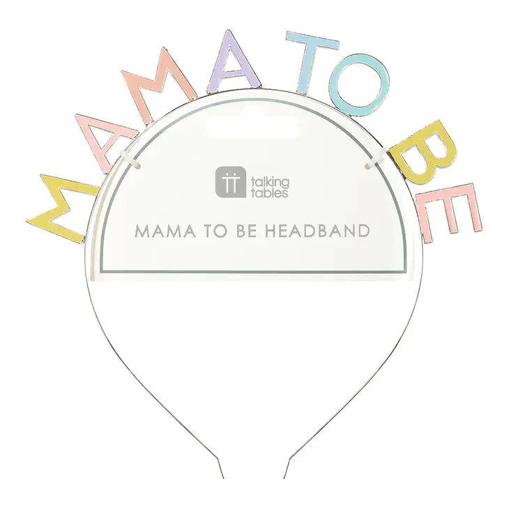 'MAMA TO BE' Pastel Metal Headband