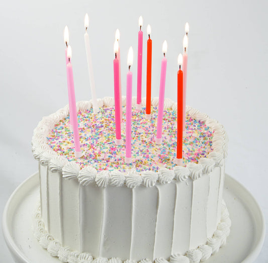 Pink Gradient 12 Candle Set