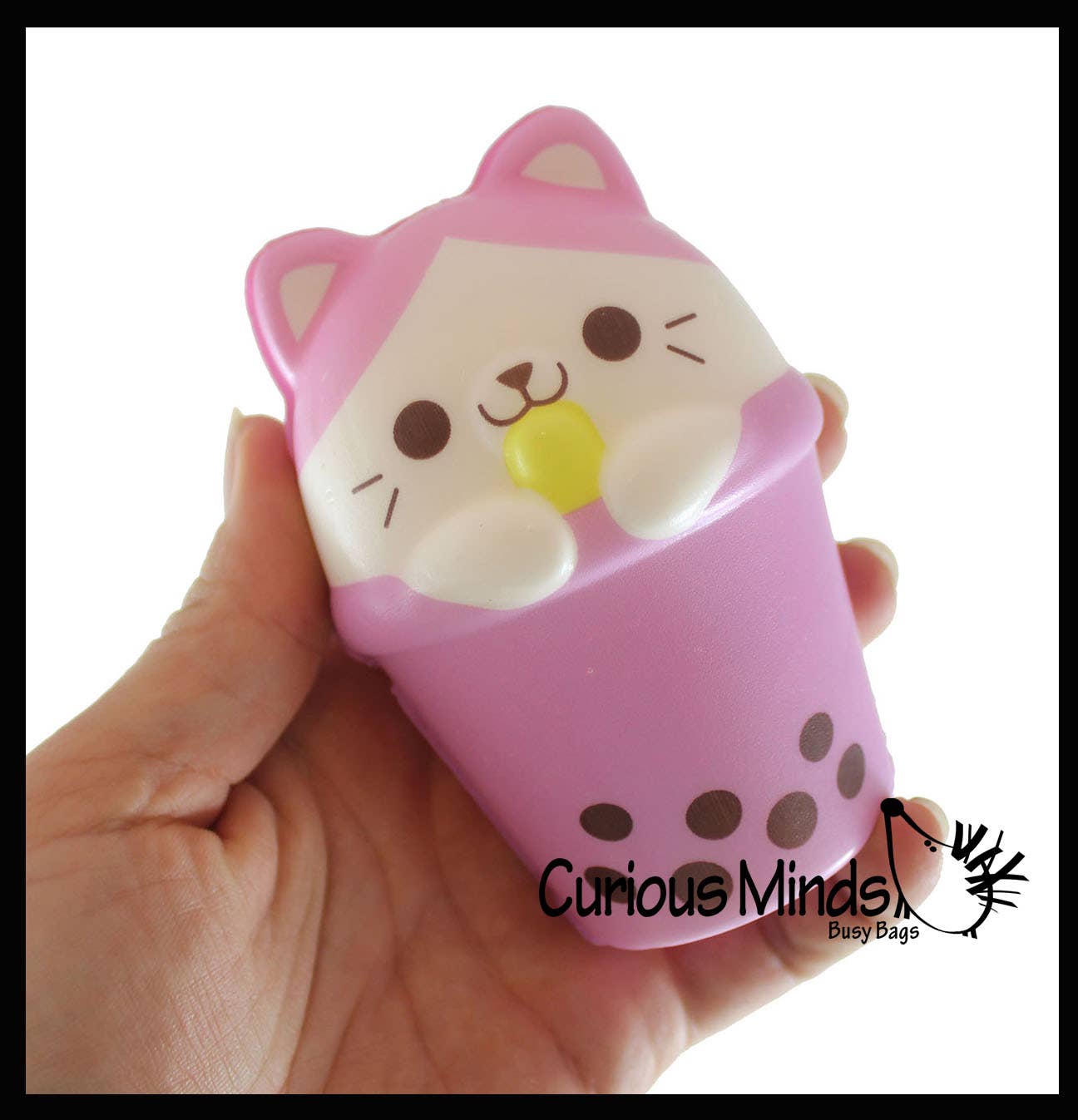Animal Drinking 4" Bubble Tea Drink Slow Rise Squishy Toys