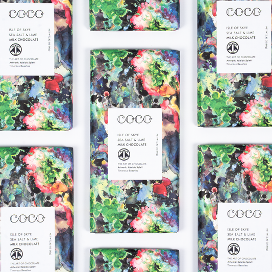 Isle of Skye Sea Salt & Lime Milk Chocolate Bar