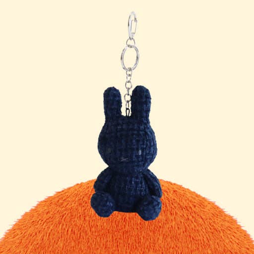 Miffy Tweed Plush Bag Charm Keychain