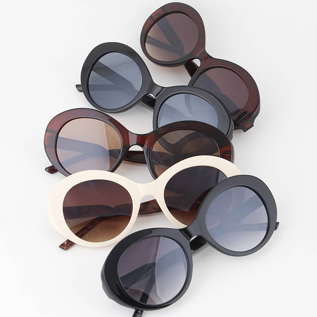 Minimal Round Sunglasses