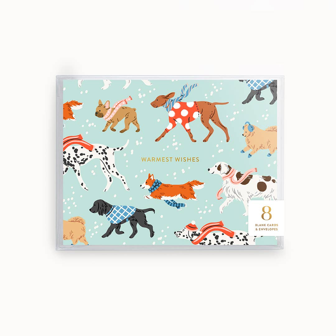 Warmest Wishes Dogs Card