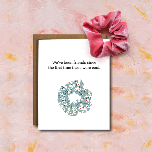 Scrunchie Friends Card