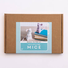 Load image into Gallery viewer, Needle Felting Kit - Mouse - Learn To Make TWO Cute Mice - C
