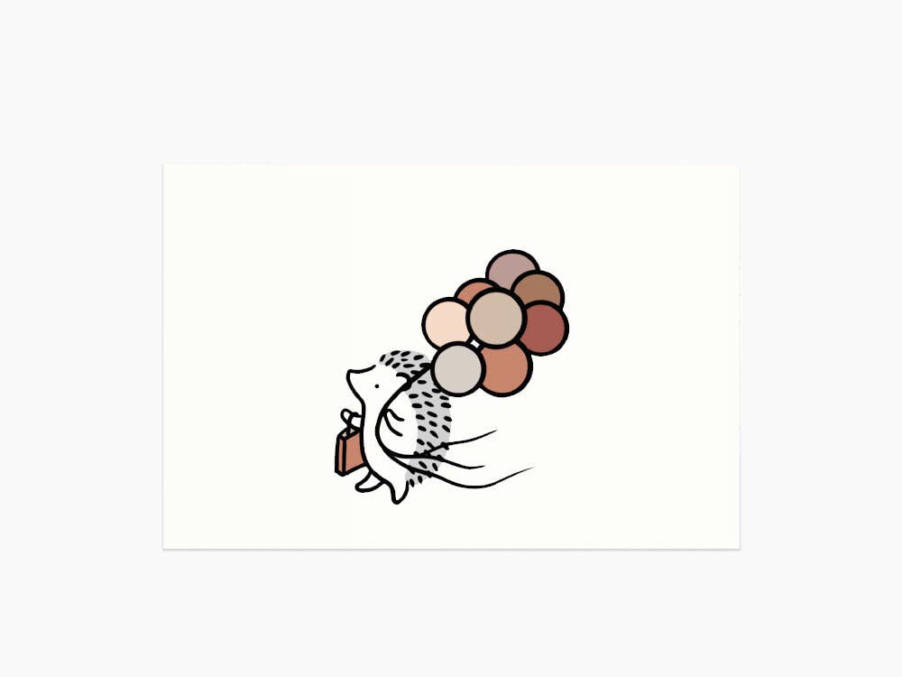 Bundle of Balloons Postcard
