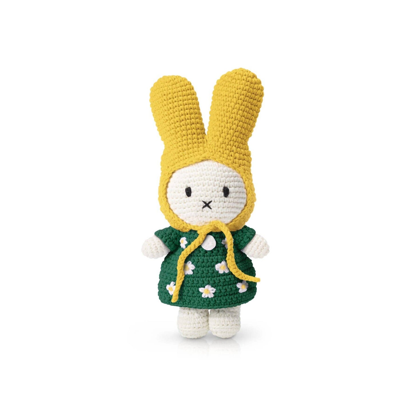 Crochet Miffy Little Flower Dress, Crochet Cute Bunny Doll