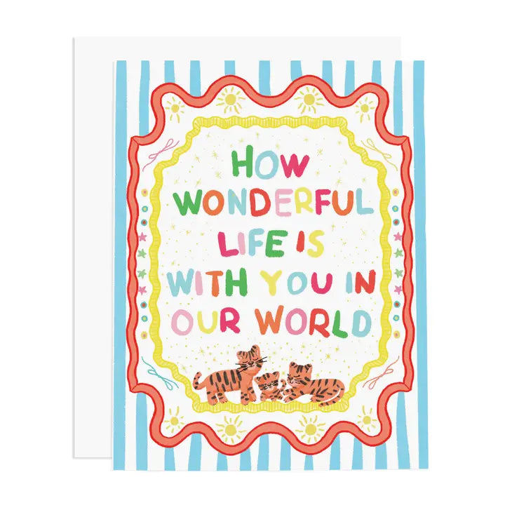 How Wonderful Baby Greeting Card