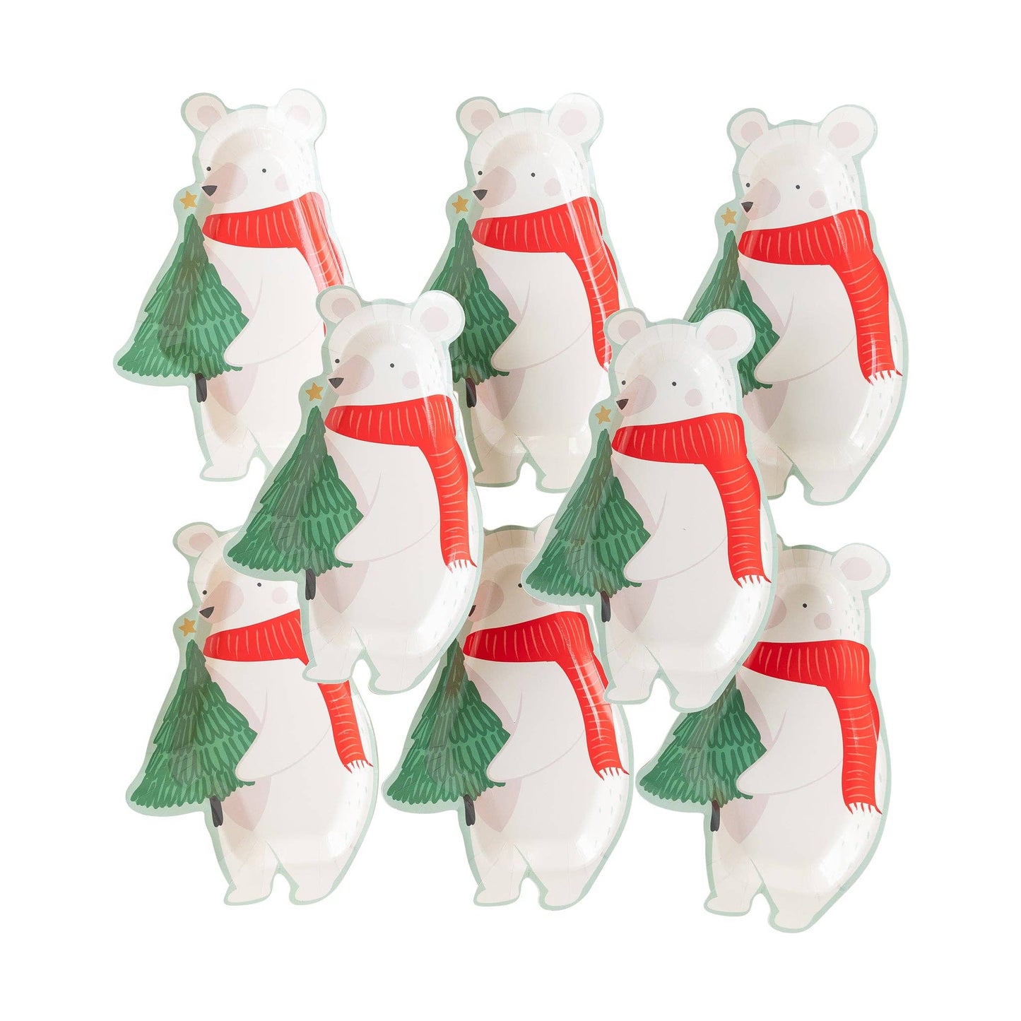 SNW930 - Snow Fun Bear Shaped Plate