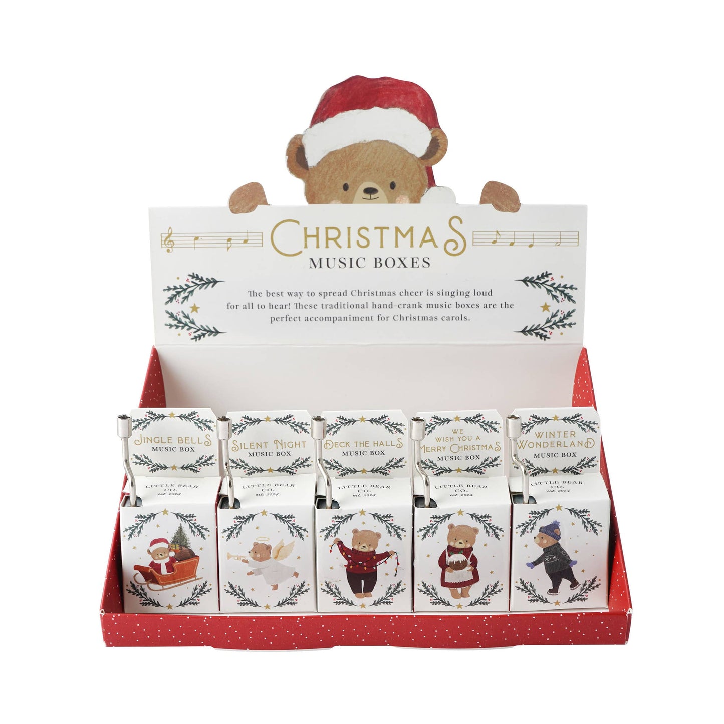 Little Bear Co. Christmas Music Box