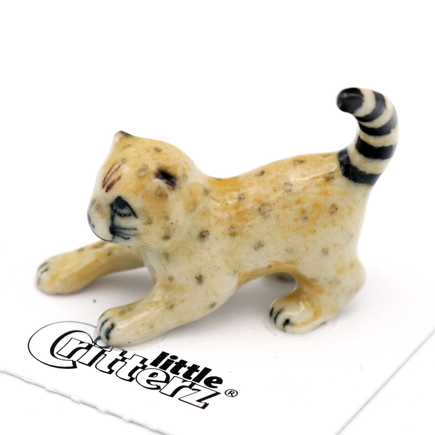 Streak Cheetah Cub Porcelain Miniature