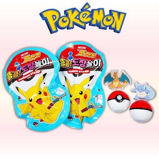 Pokemon Character Stamp Random Capsule Toy