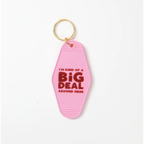Big Deal Motel Keychain - Front & Company: Gift Store