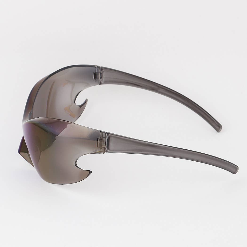 Curved Flame Shield Sunglasses