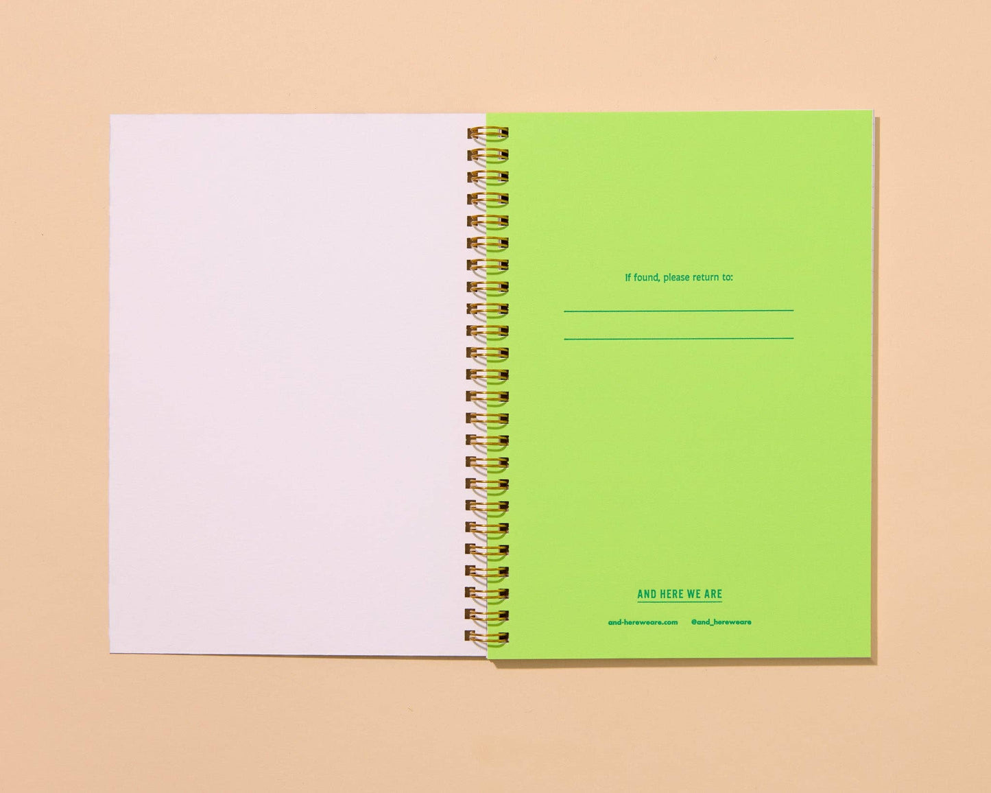 Strawberry Letterpress Spiral Notebook - Valentines Day Gift Mothers Day