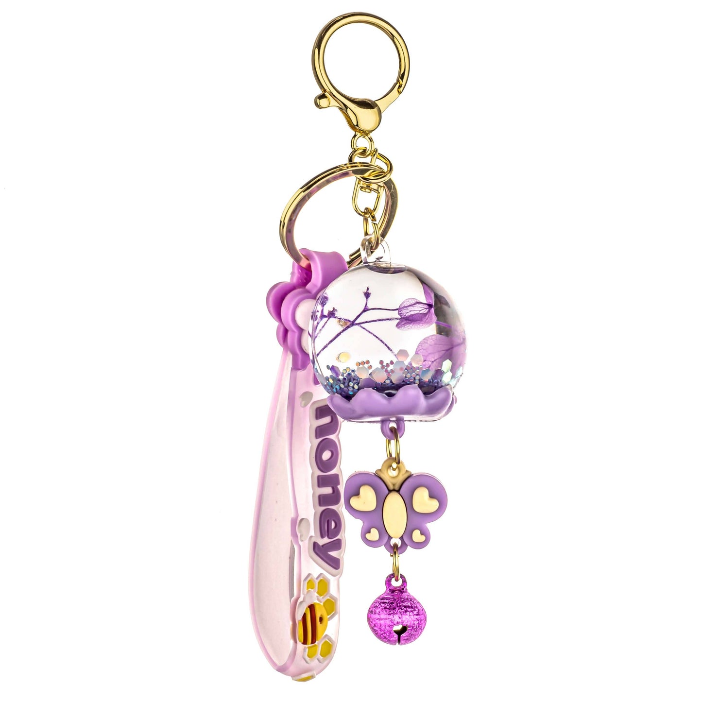 Round Lantern Liquid Effect Sensory Keychain