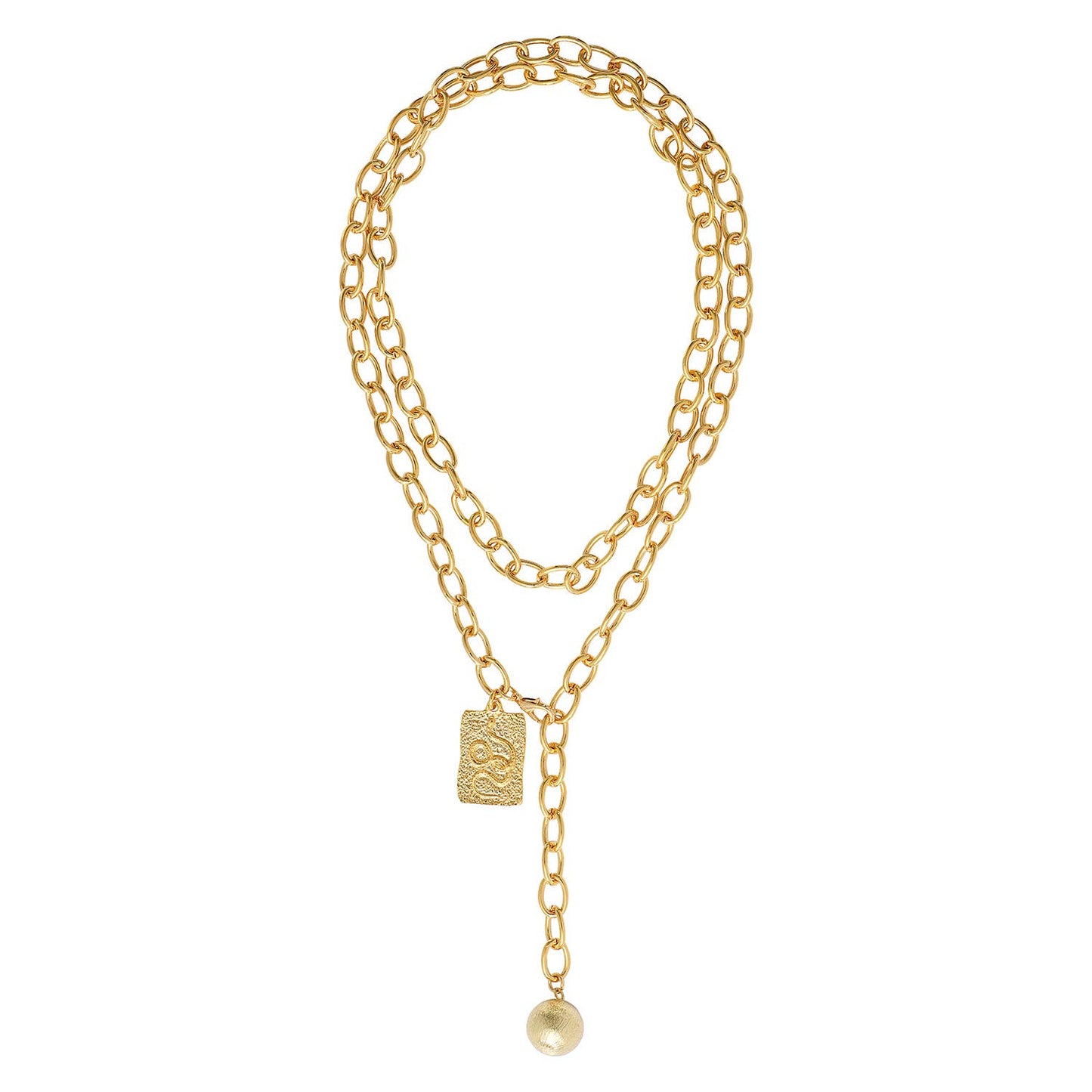 Galia - double turn necklace or Y necklace