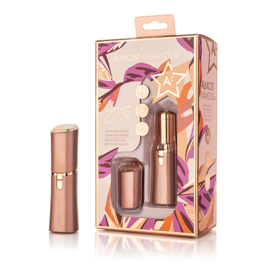 "Buzz It" Painless Facial Hair Removal Wand - Pink