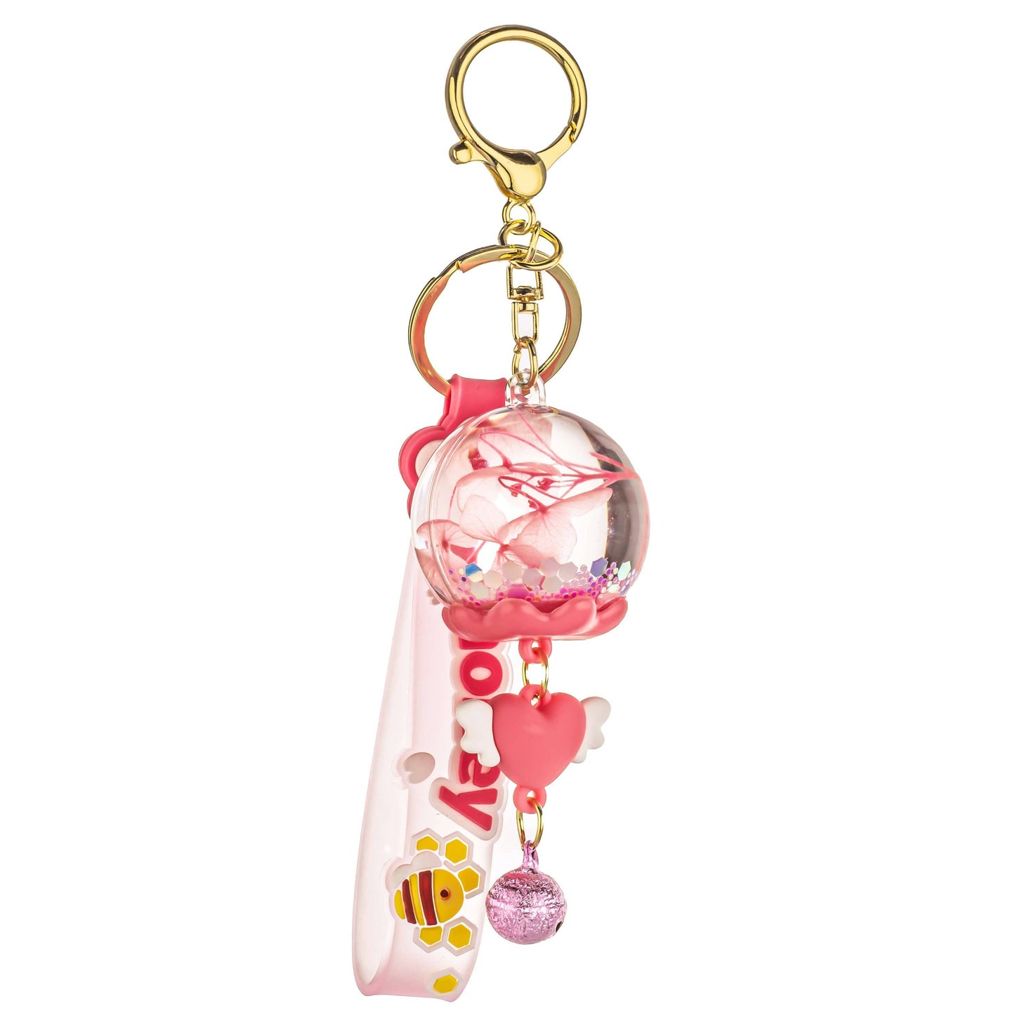 Round Lantern Liquid Effect Sensory Keychain