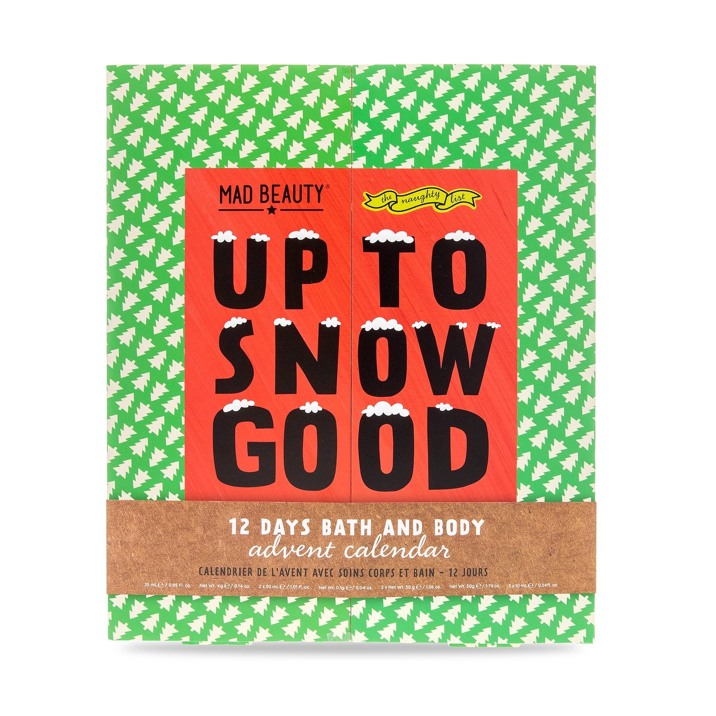 Mad Beauty Naughty List Up To Snow Good - Advent Calendar