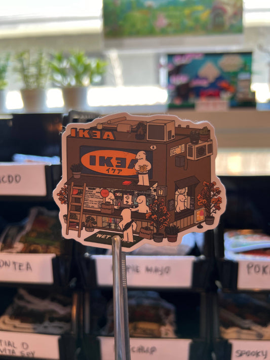 IKEA Cardboard Box Vinyl Sticker